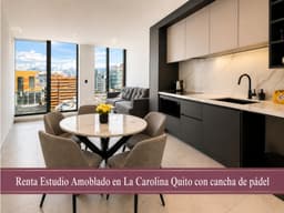 Rento Suite Amoblada La Carolina, Set de podcast, Coworking y piscina