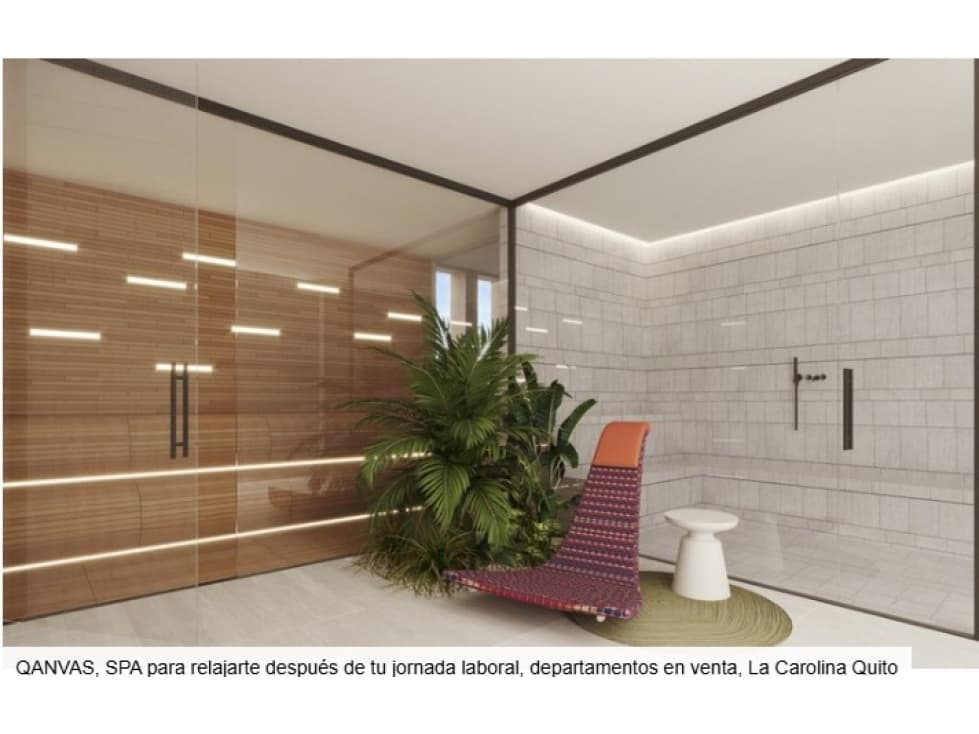 Suite Moderna en Venta en La Carolina Quito Edificio QANVAS — foto 4