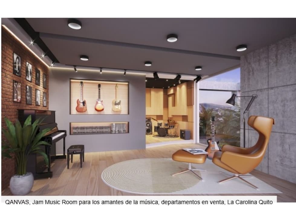 Suite Moderna en Venta en La Carolina Quito Edificio QANVAS — foto 1