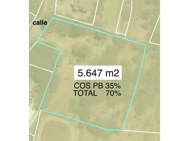Terreno VENTA 5.647m2 NAYÓN, sector San Pedro del Valle