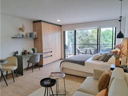Suite-Estudio ALQUILER 46m2 FULL AMOBLADA en Cumbayá