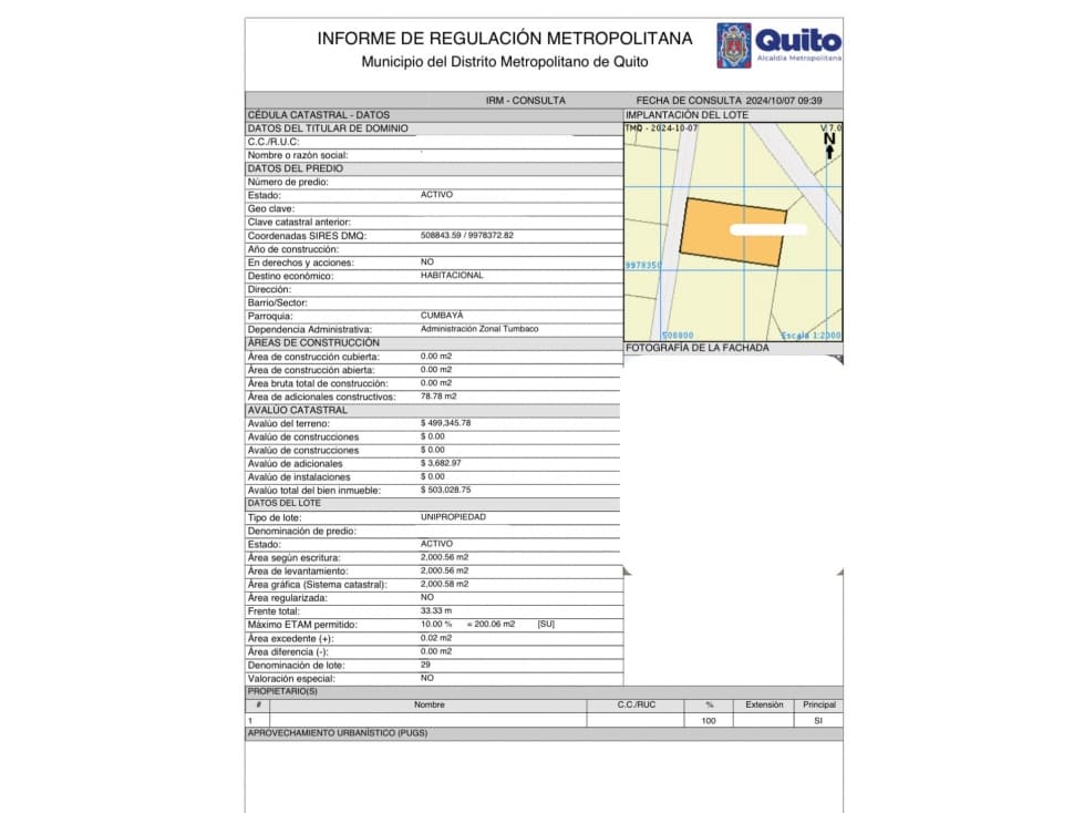 Terreno VENTA Cumbayá dentro de urbanización privada — foto 6