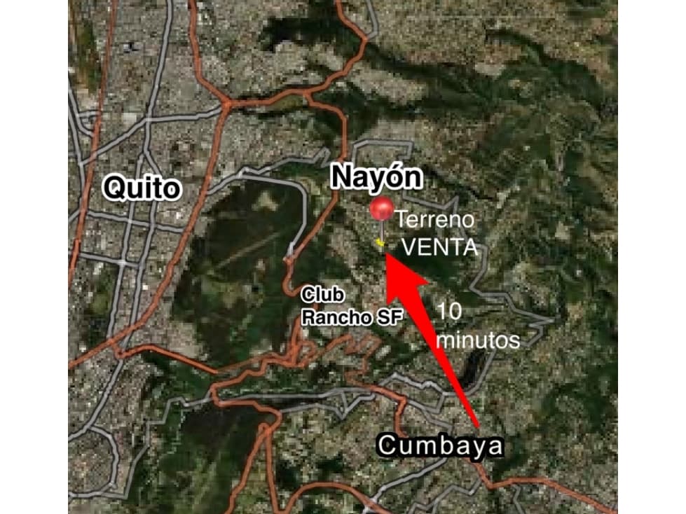 Terreno VENTA 5284m2 Cumbayá Nayón Inchapicho — foto 2