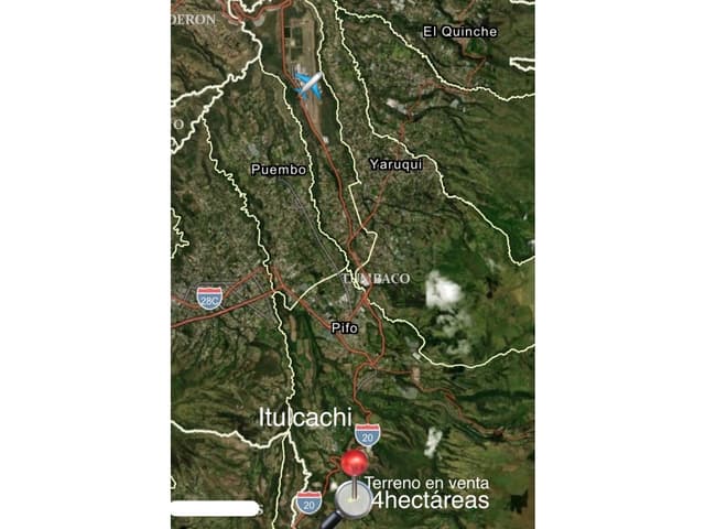 Terreno 4 hectáreas VENTA sector Itulcachi