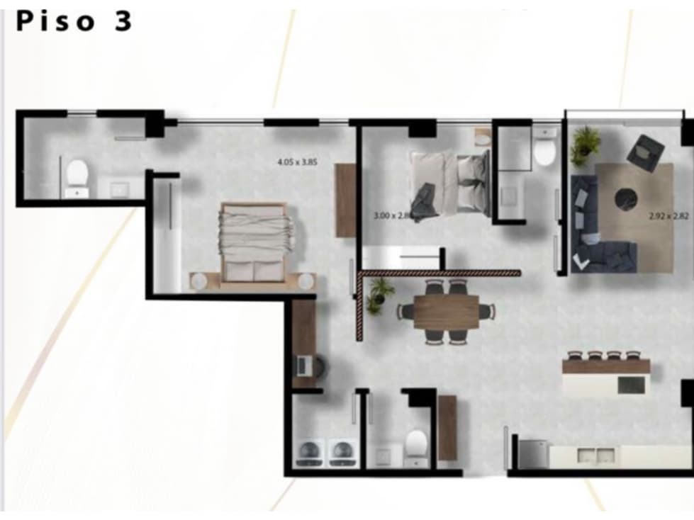 Departamento VENTA 2dormit estrenar Cumbayá — foto 2