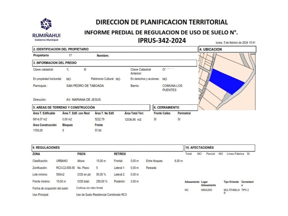 Constructores, Terreno De 1,2 Hectáreas Para Proyecto Inmobiliario — foto 2