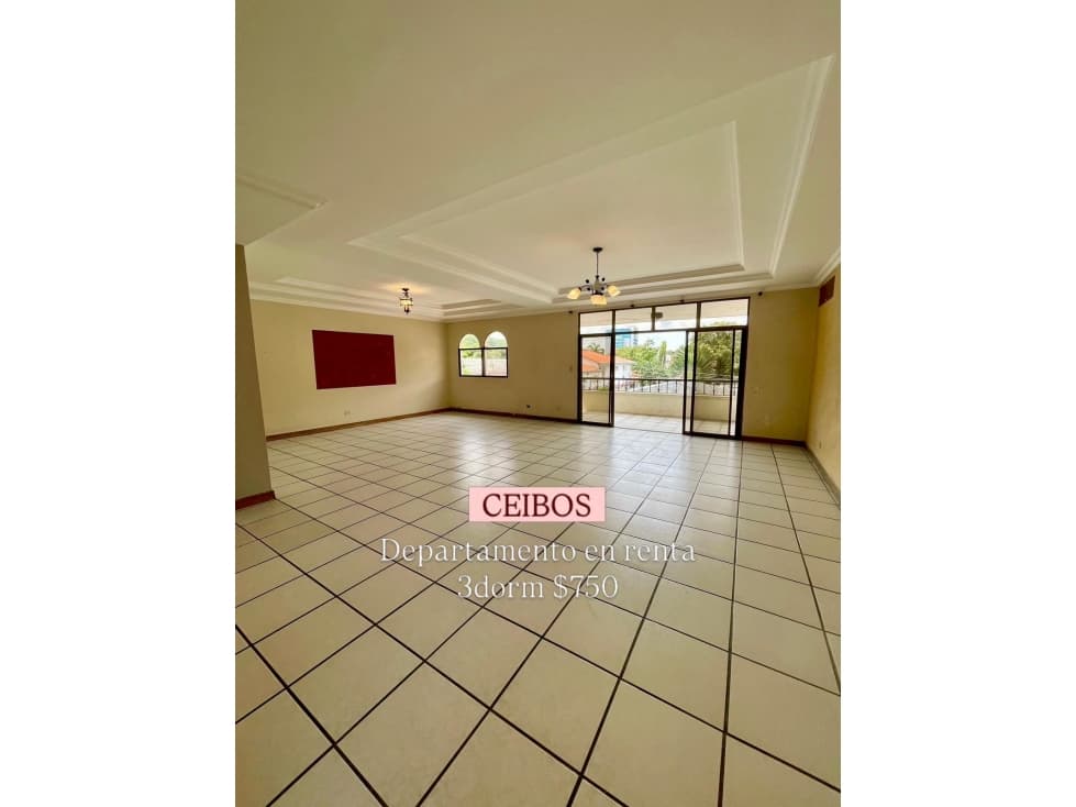 Se alquila cómodo departamento en 3er piso, Ceibos. — foto 1