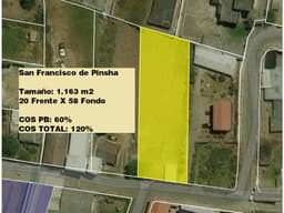 Venta Terreno 1.163 m2 Cumbaya - San Francisco de Pinsha