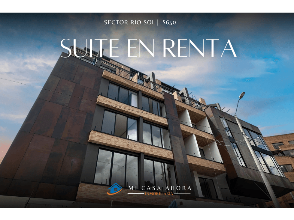 SUITE AMOBLADA EN RENTA EN RIO SOL — foto 1