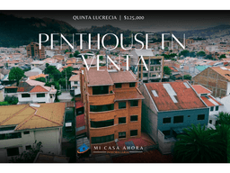 PENTHOUSE EN VENTA POR QUINTA LUCRECIA EN CUENCA ECUADOR
