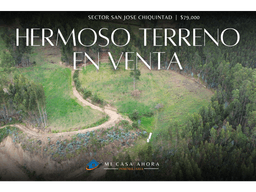 TERRENO EN VENTA EN CHIQUINTAD