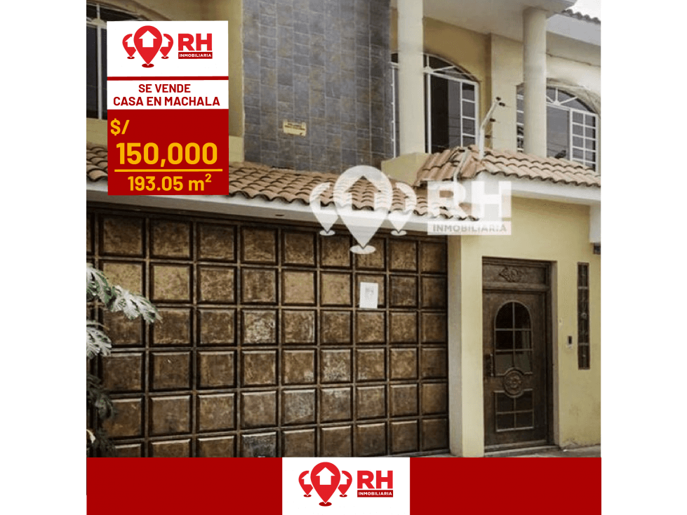CASA EN VENTA EN CDLA. LA AURORA, MACHALA #CBL — foto 1