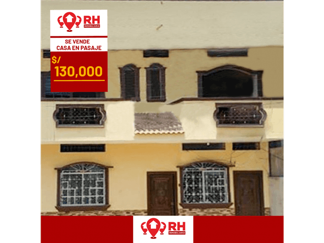CASA RENTERA EN VENTA POR COLEGIO EDUARDO PAZMIÑO, PASAJE  #003