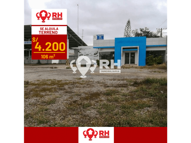 TERRENO DE 842 m2 CON OFICINA EN ALQUILER, MACHALA #EXP3