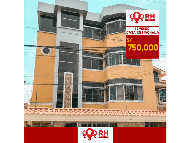CASA EN VENTA EN UNIORO, MACHALA #RAS