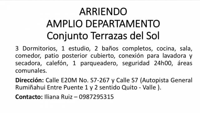 Arriendo amplio departamento Terrazas del Sol — foto 2