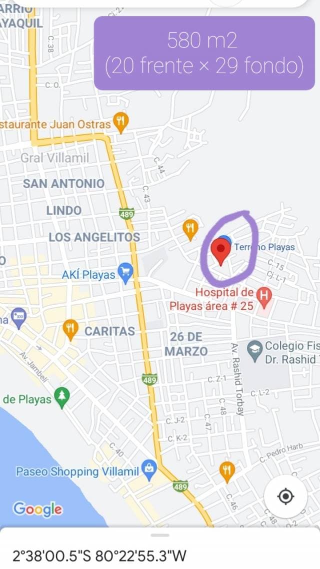 Vendo Terreno en Playas — foto 1