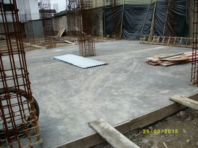 TERRENO de 477 m2 con cimentacion terminada, para edificio de 4 plantas altas. — foto 3