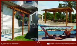 INDUSTRIAS GOMEZ-pérgolas de madera-pérgolas-decoración-jardín-metálicas-VENDO-CAMBIO-TRUEQUE-Manabí-QUITO-Ecuador-GUAYAQUIL