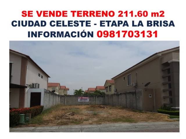 Terreno en venta Ciudad Celeste Etapa La Brisa — foto 1