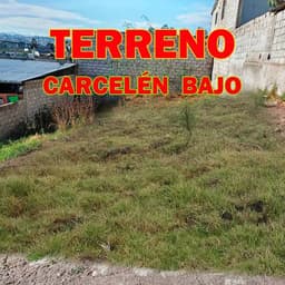 Terreno de venta en Carcelén Bajo norte de Quito