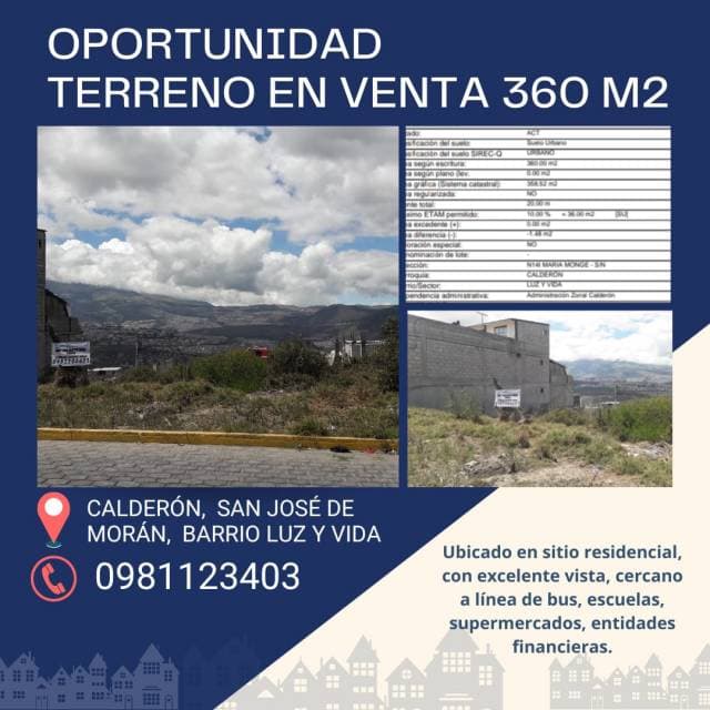 DE OPORTUNIDAD EN VENTA HERMOSO TERRENO DE 360 M2 — foto 1