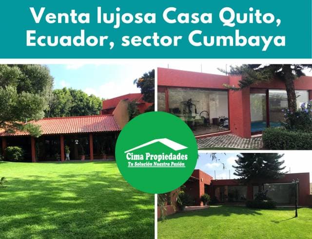 Exclusiva y lujosa, Quito Cumbaya, 619m2 edificados — foto 1