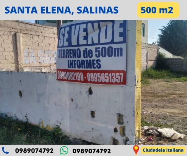 SOLAR EN VENTA SANTA ELENA-SALINAS — foto 2