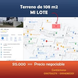 TERRENO MI LOTE EN GUAYAQUIL FRENTE A VILLA BONITA