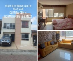 Se vende Moderna casa en VILLA CLUB etapa HERMES