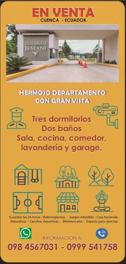 DEPARTAMENTO "BEMANI" (Venta)