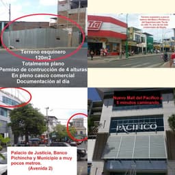 Precioso terreno en el centro de Manta para montar su propio negocio y construir su vivienda. Esquinero. Excelente oportunidad