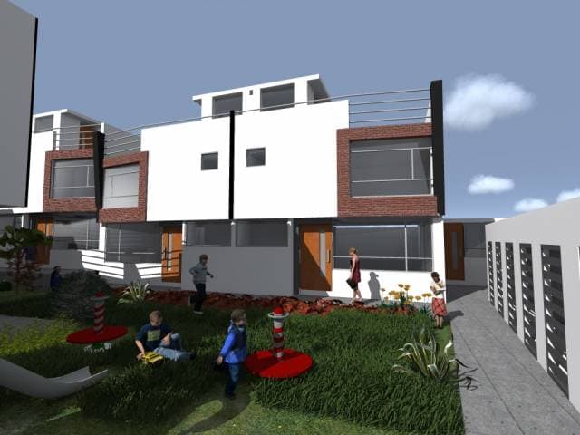 VENDO CASAS POR ESTRENAR EN CONJUNTO PRIVADO (LLANO CHICO) 102m2, 3dormit, 3baños, 1 garage, terraza.