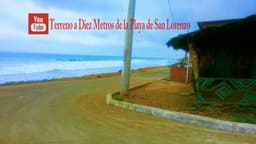 Terreno Esquinero Frente al Mar, a Tan Solo Doce Metros de la Playa Con Asombrosas y Lujosas Vistas Despejadas. Ideal Para Negocio. Ideal para impresionar.