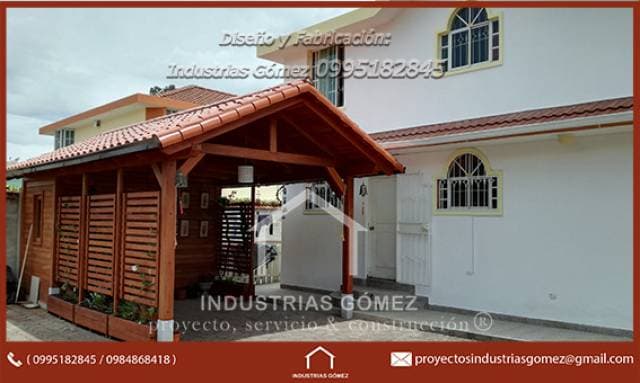 pergolas,pergola,Ecuador,Pichincha,madera,metal,cristal — foto 2