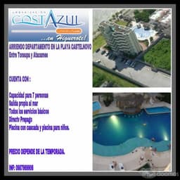 DISFRUTE SUS VACACIONES EN LA PLAYA CASTELNOVO CERCA DE TONSUPA