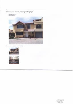 SE VENDE HERMOSA CASA DE 3 PISOS EN SANGOLQUI