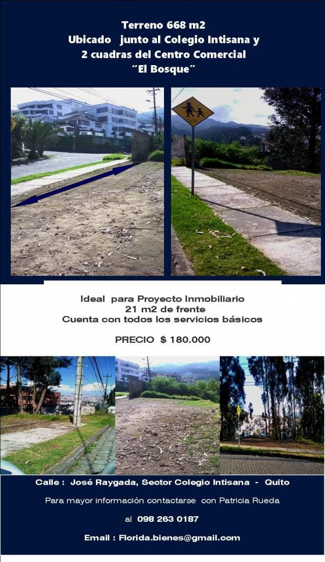 TERRENO JUNTO AL COLEGIO INTISANA — foto 1