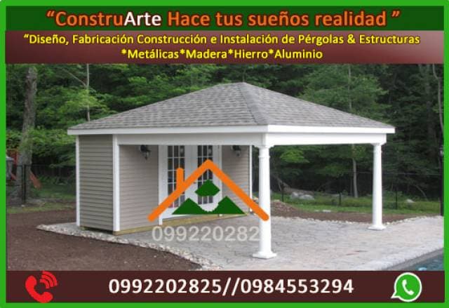 Pergolas,pergola,estructura,madera,metal,aluminio,gazebo,vidrio,Ecuador,Pichincha,Quito,Cumbaya,Puembo,Aeropuerto,Capelo
