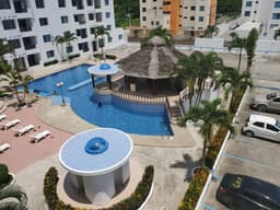 Oportunidad Departamento 2 dormitorios Tonsupa Amoblado, Balcón